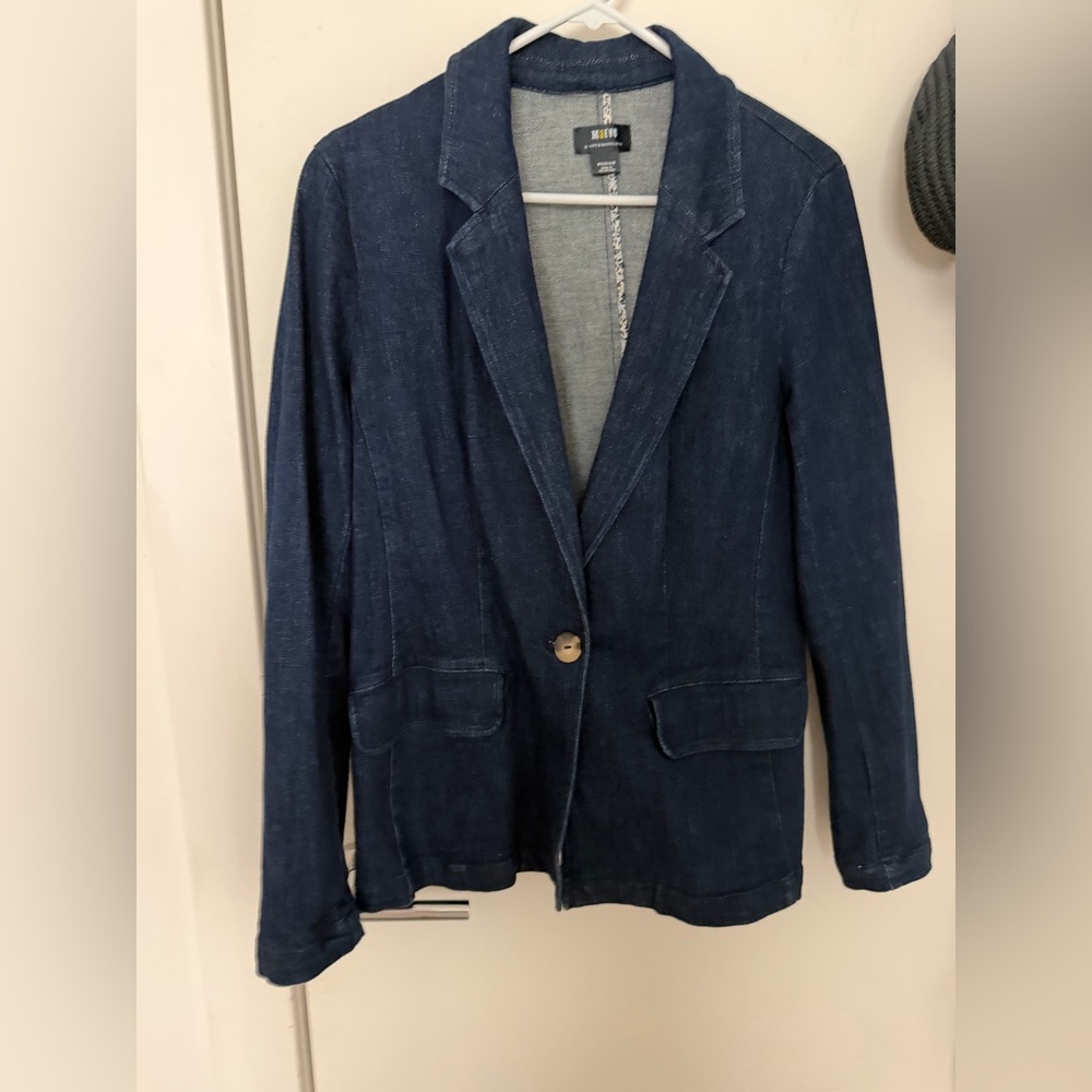 Maeve (Anthro) denim blazer